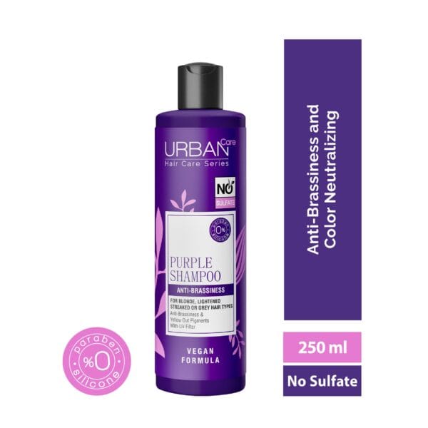 Purple shampoo - anti brassiness