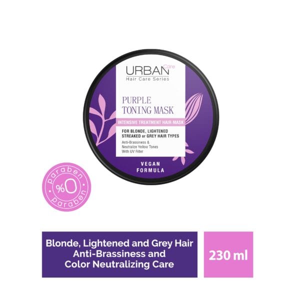 Purple toning mask intensive teatment hair mask