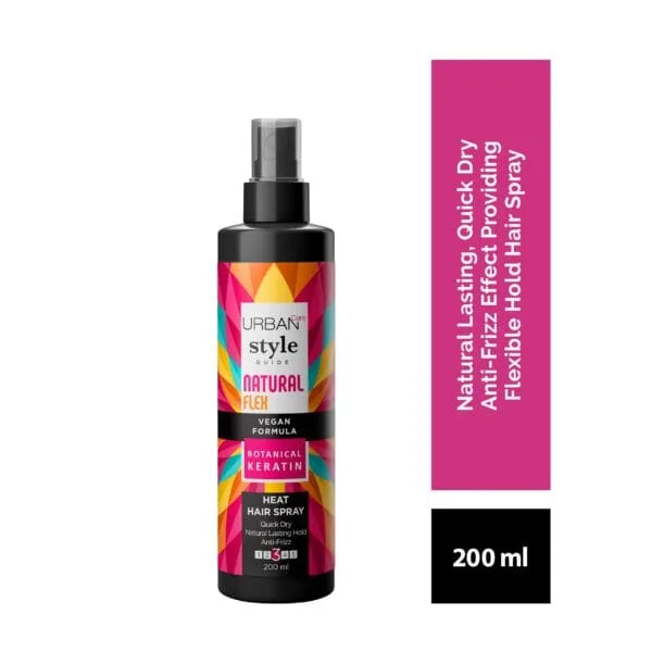 Style guide natural flex heat hair spray