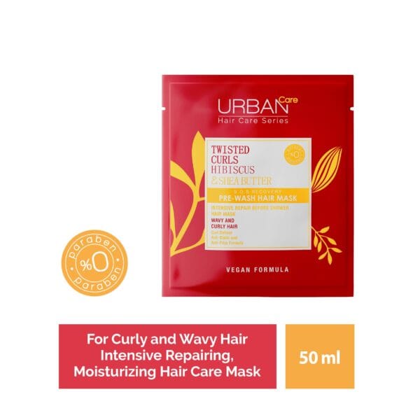 Twisted curls hibiscus & shea butter pre wash hair mask