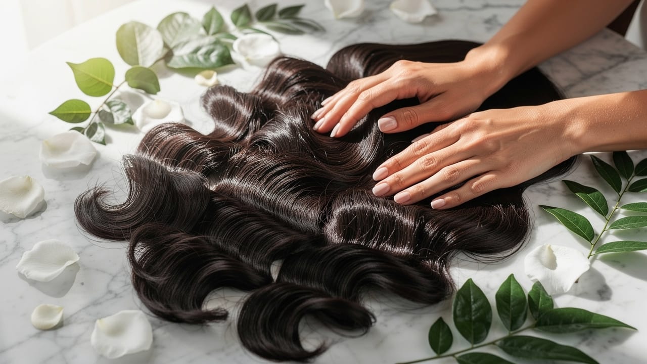 Păr creț definit cu produse cruelty-free vegane