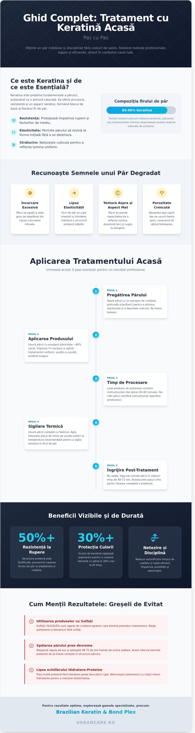 Tratament cu keratina acasa pas cu pas: Ghid pentru un par sanatos in 2026