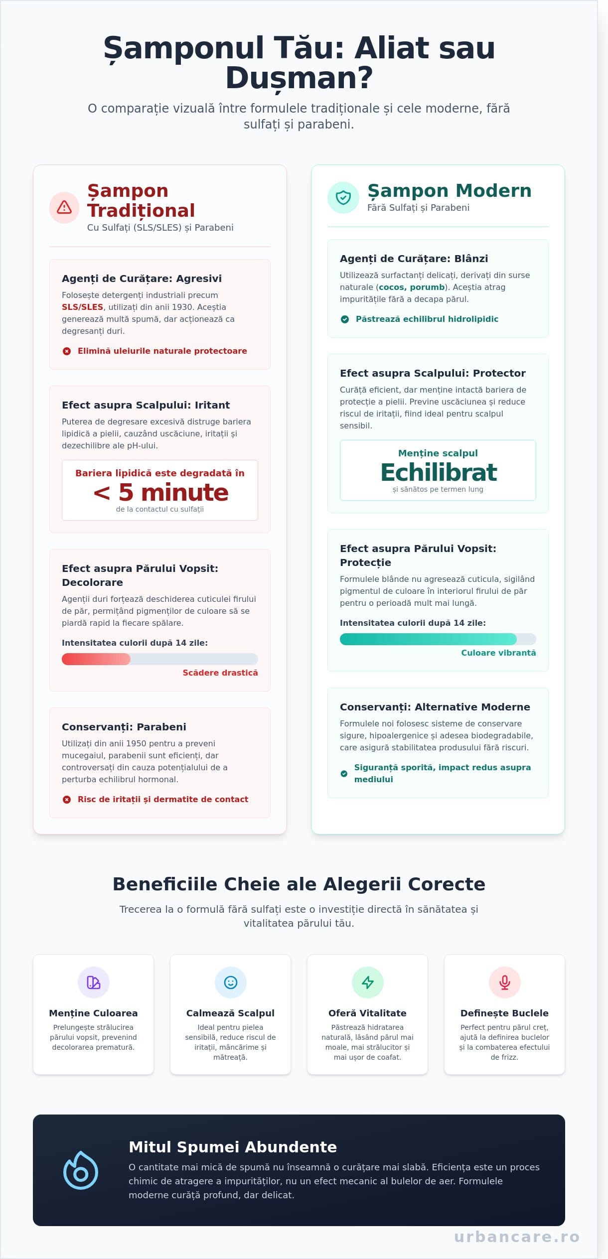 Șampon fără sulfați și parabeni: Ghidul tău pentru o îngrijire conștientă în 2026