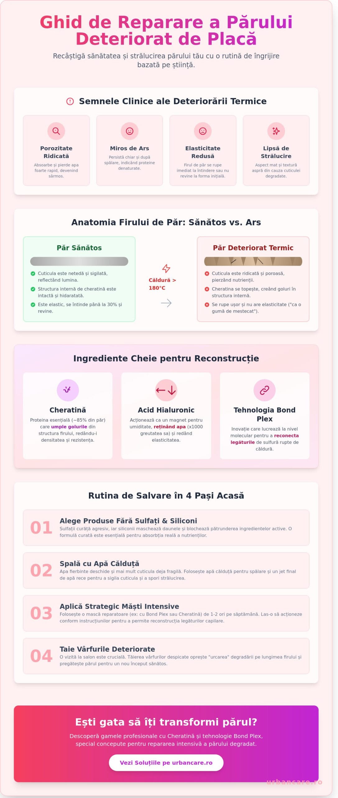 Cum să repari părul deteriorat de la placa: Ghid complet de salvare în 2026