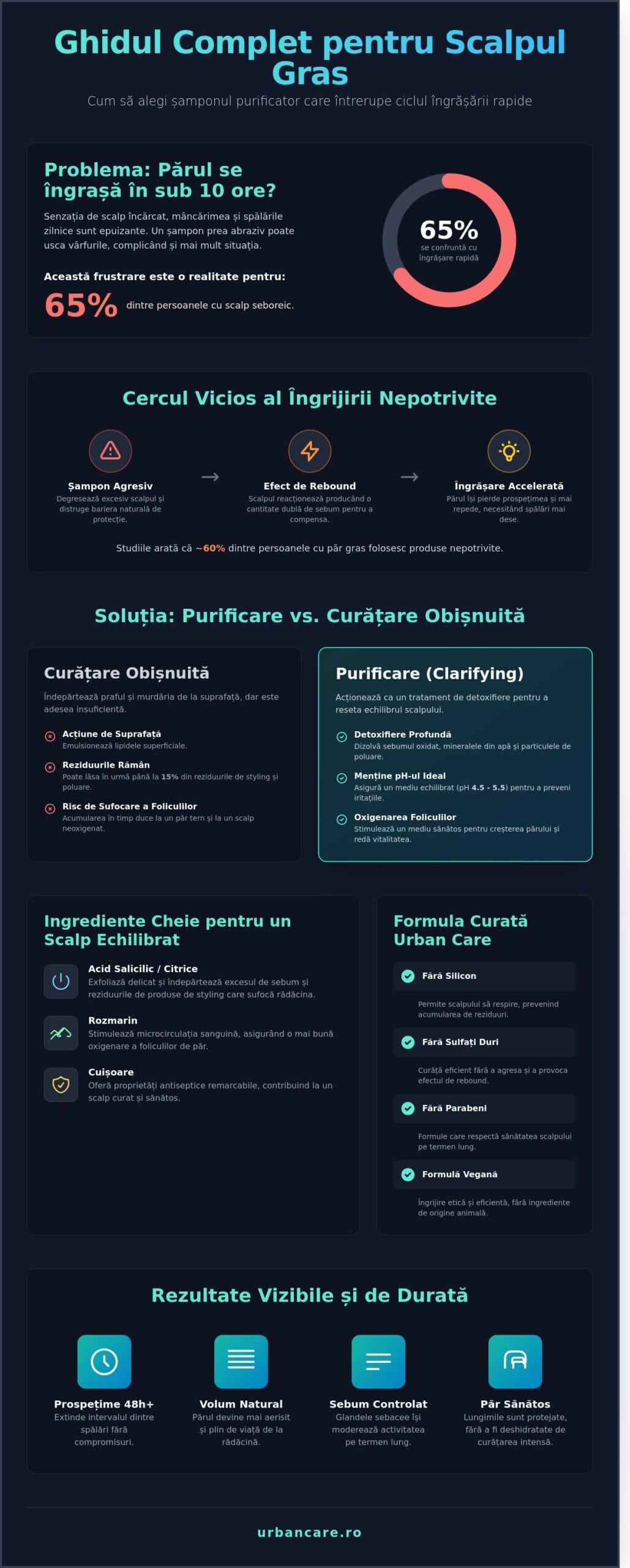 Șampon purificator pentru scalp gras: Ghid de alegere și beneficii în 2026